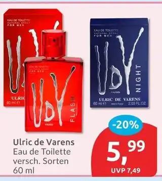 Budni Ulric de varens eau de toilette Angebot