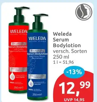 Budni Weleda straffende serum bodylotion Angebot