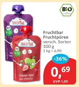 Budni Fruchtbar fruchtpüree erdbeere-apfel Angebot
