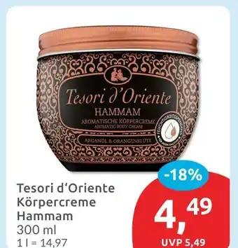 Budni Tesori d'oriente hammam körpercreme Angebot