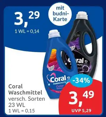 Budni Coral waschmittel farbschutz color Angebot