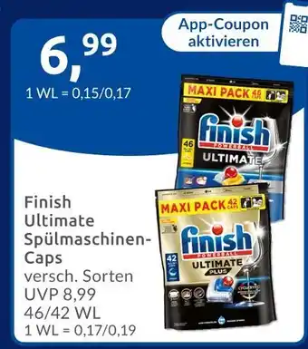 Budni Finish ultimate spülmaschinen-caps Angebot
