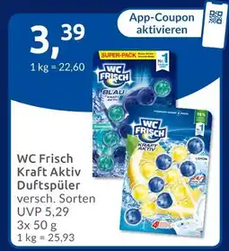 Budni Wc frisch kraft aktiv duftspüler blau Angebot