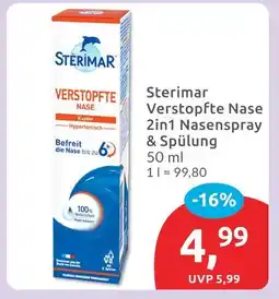 Budni Sterimar verstopfte nase 2in1 nasenspray & spülung Angebot