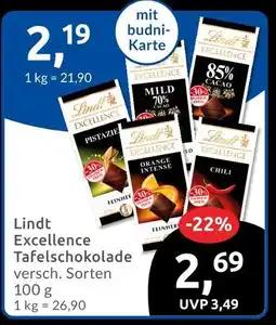 Budni Lindt excellence pistazie Angebot