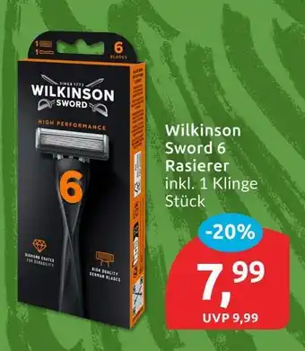 Budni Wilkinson sword 6 rasierer Angebot