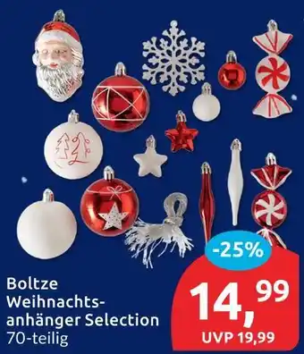 Budni Boltze weihnachtsanhänger selection Angebot