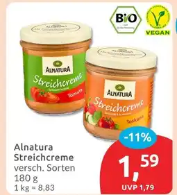 Budni Alnatura streichcreme Angebot