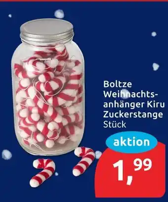 Budni Boltze weihnachtsanhänger kiru zuckerstange Angebot