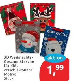 Budni 3d weihnachts-geschenktasche für kids Angebot