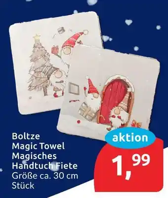 Budni Boltze magic towel magisches handtuch fiete Angebot