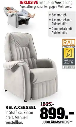 Multipolster Relaxsessel Angebot