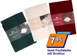 Action Samt-Tischdecke mit Struktur Angebot