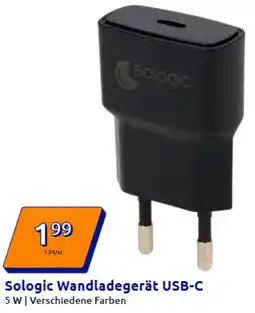 Action Sologic Wandladegerät USB-C Angebot