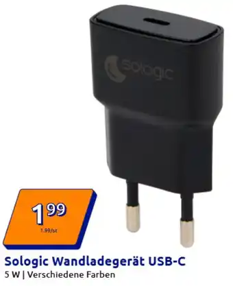 Action Sologic Wandladegerät USB-C Angebot