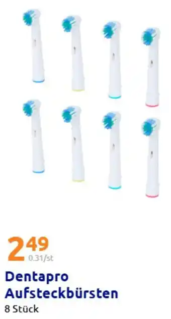 Action Dentapro Aufsteckbürsten Angebot