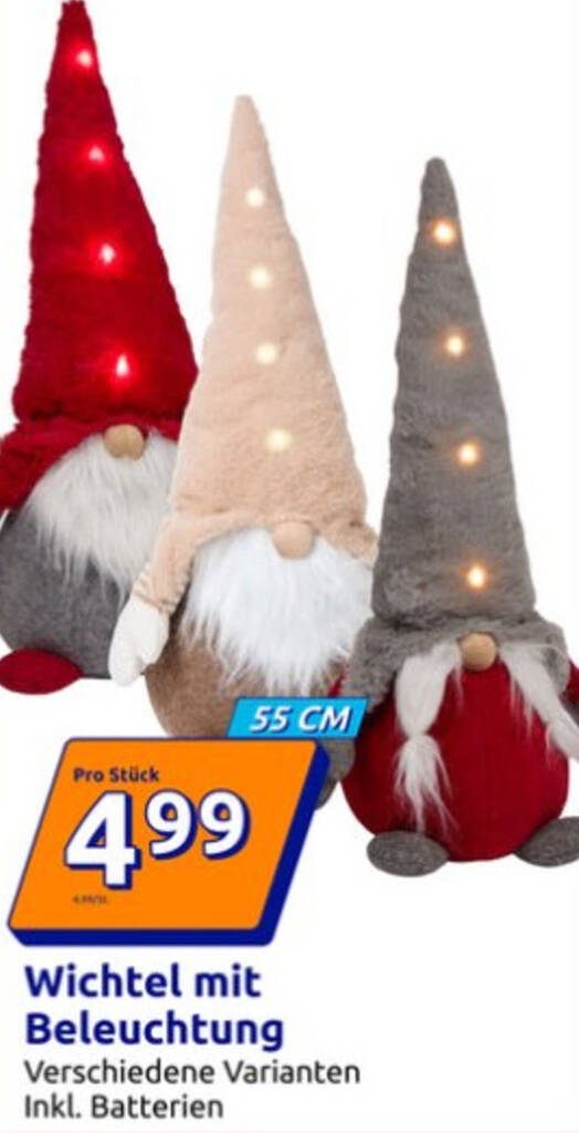 Wichtel mit Beleuchtung Angebot bei Action