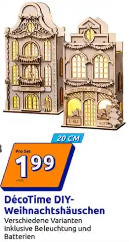 Action DécoTime DIY Weihnachtshäuschen Angebot