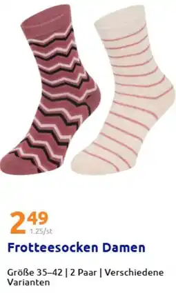 Action Frotteesocken Damen Angebot