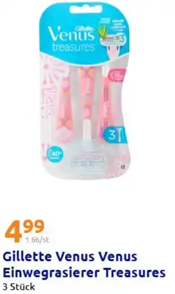 Action Gillette Venus Venus Einwegrasierer Treasures Angebot