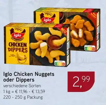 Dornseifer Iglo Chicken Nuggets oder Dippers Angebot