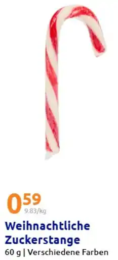 Action Weihnachtliche Zuckerstange Angebot