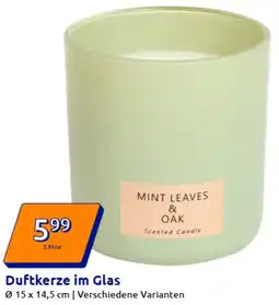 Action Duftkerze im Glas Angebot
