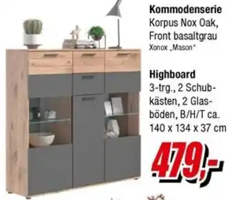 Möbel Turflon Highboard Angebot
