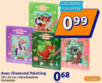 Action Avec Diamond Painting Angebot