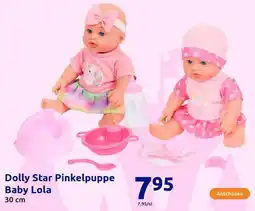 Action Dolly Star Pinkelpuppe Baby Lola Angebot
