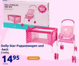 Action Dolly Star Puppenwagen und -bett Angebot