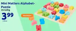 Action Mini Matters Alphabet Puzzle Angebot