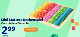 Action Mini Matters Rechenspiel Angebot