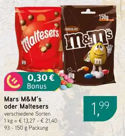 Dornseifer Mars M&M's oder Maltesers Angebot