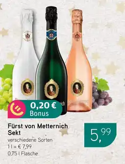 Dornseifer Fürst von Metternich Sekt Angebot