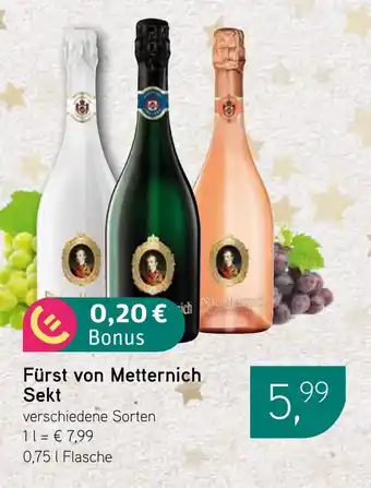 Dornseifer Fürst von Metternich Sekt Angebot