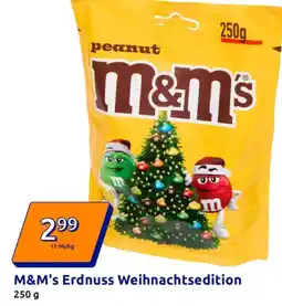 Action M&m's erdnuss weihnachtsedition Angebot