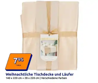Action Weihnachtliche tischdecke und läufer Angebot