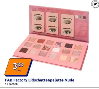 Action Fab factory lidschattenpalette nude Angebot