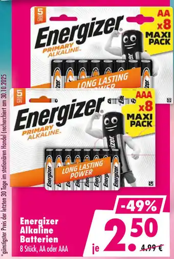 Mäc Geiz Energizer Alkaline Batterien Angebot