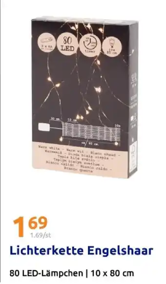 Action Lichterkette engelshaar Angebot