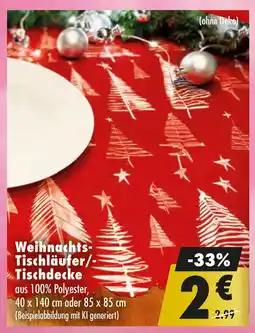 Mäc Geiz Weihnachts- Tischläufer/- Tischdecke Angebot