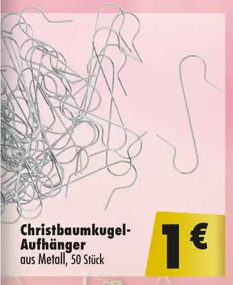 Mäc Geiz Christbaumkugel- Aufhänger Angebot