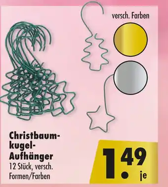 Mäc Geiz Christbaumkugel- Aufhänger Angebot