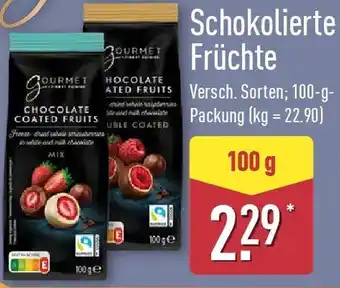 Aldi Nord Schokolierte Früchte Angebot