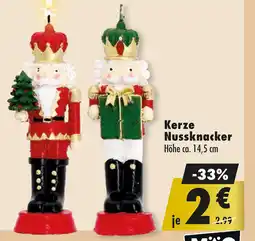 Mäc Geiz Kerze Nussknacker Angebot