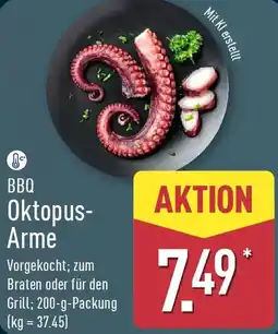 Aldi Nord BBQ Oktopus Arme Angebot