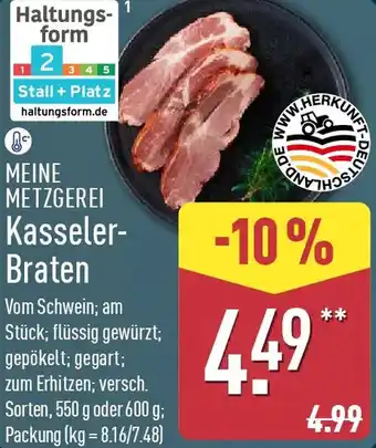 Aldi Nord MEINE METZGEREI Kasseler Braten Angebot