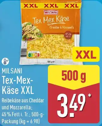 Aldi Nord MILSANI Tex-Mex Käse XXL Angebot