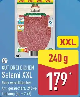 Aldi Nord GUT DREI EICHEN Salami XXL Angebot